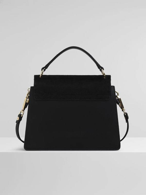 Mini Bolsos Mujer Chloé Faye Negras Suede Cowhide QTIB03946